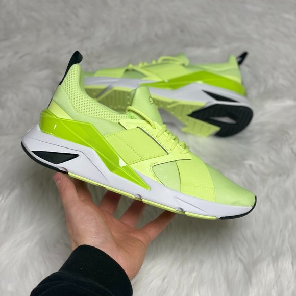 Puma Shoes - Puma Muse X5 Pop Low Womens Lace Up Casual Shoes Green 384098-02 NEW Size 8.5